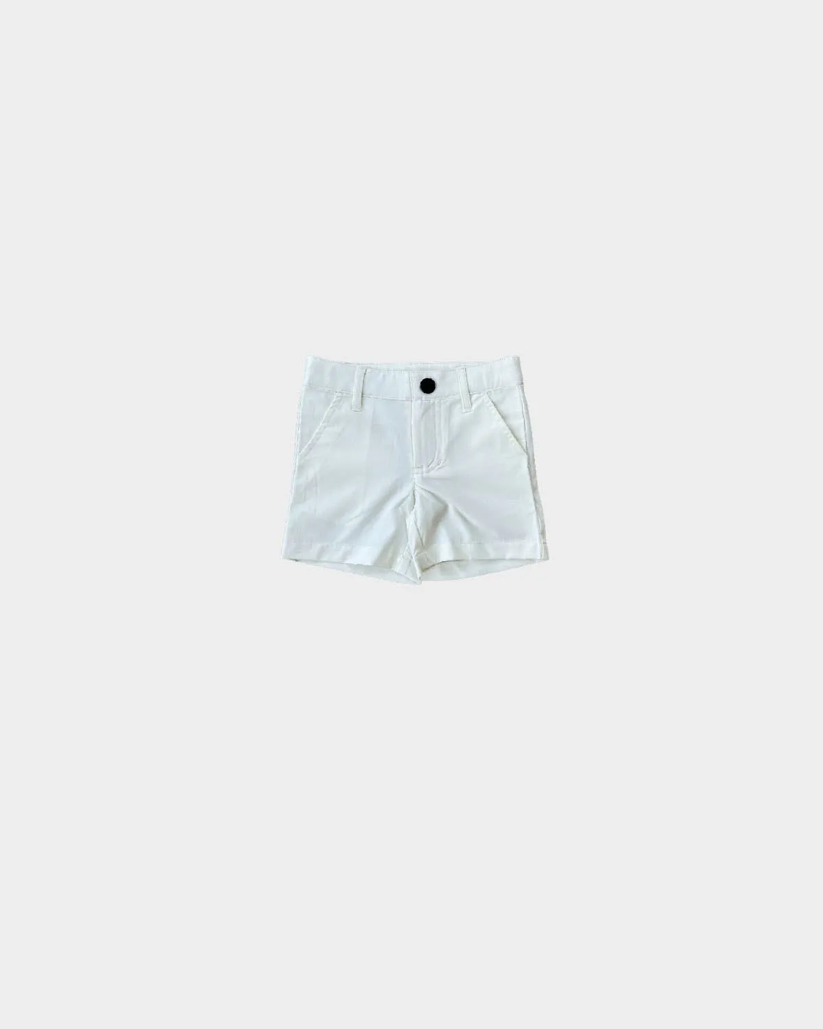 Aiden Boy’s Dressy Shorts in Off-White