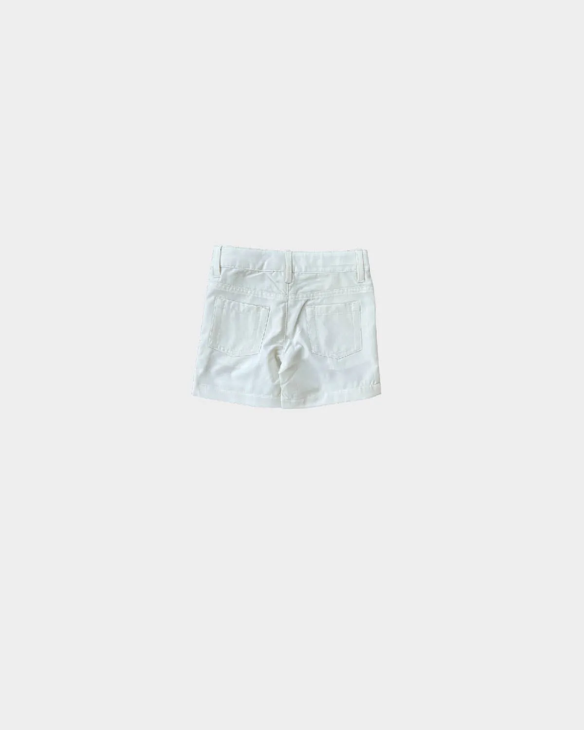 Aiden Boy’s Dressy Shorts in Off-White