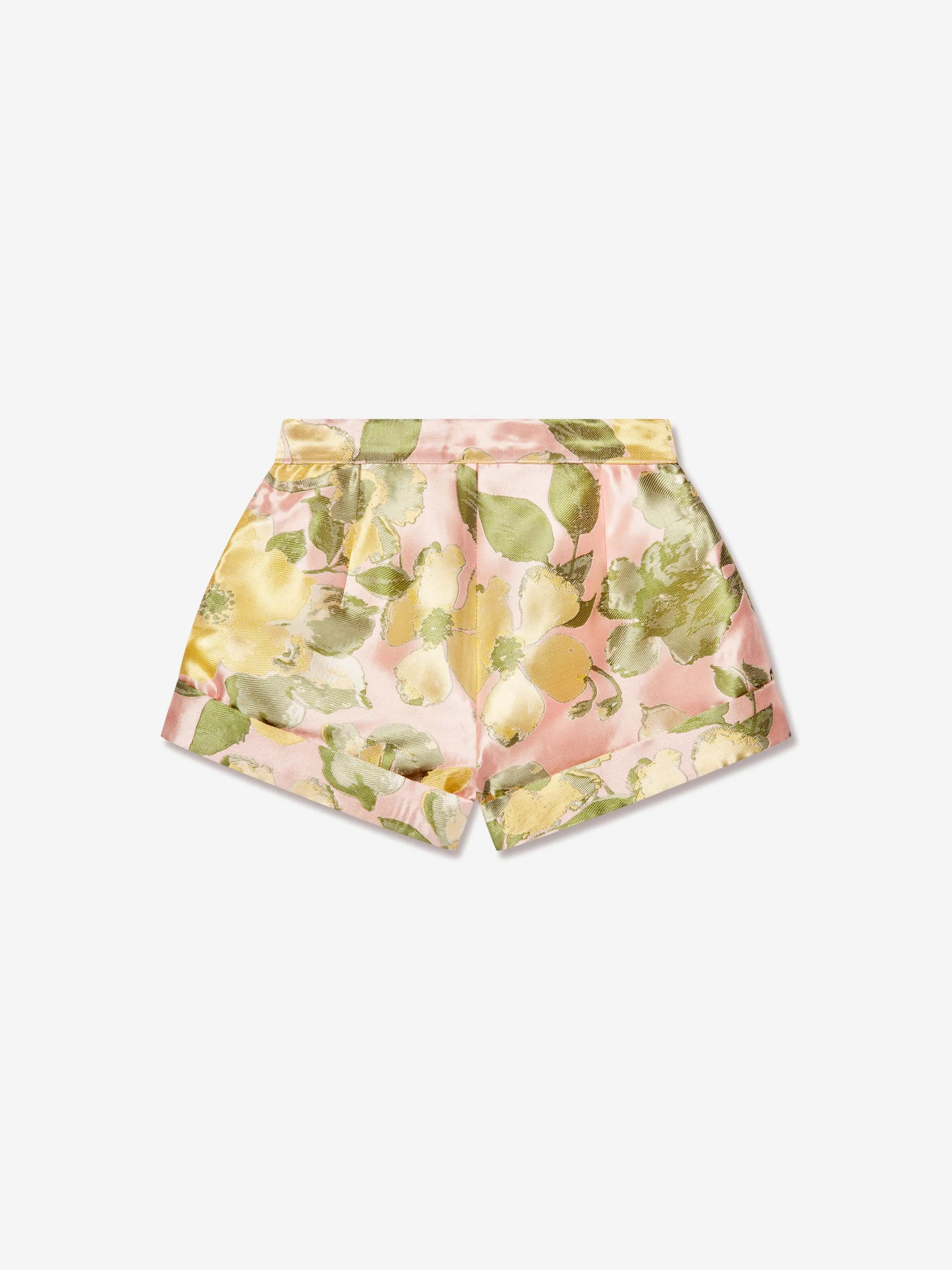 Angels Face Girls Ella Flower Shorts in Pink