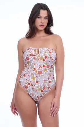 BOTANIC PARTY BANDEAU ONE PIECE