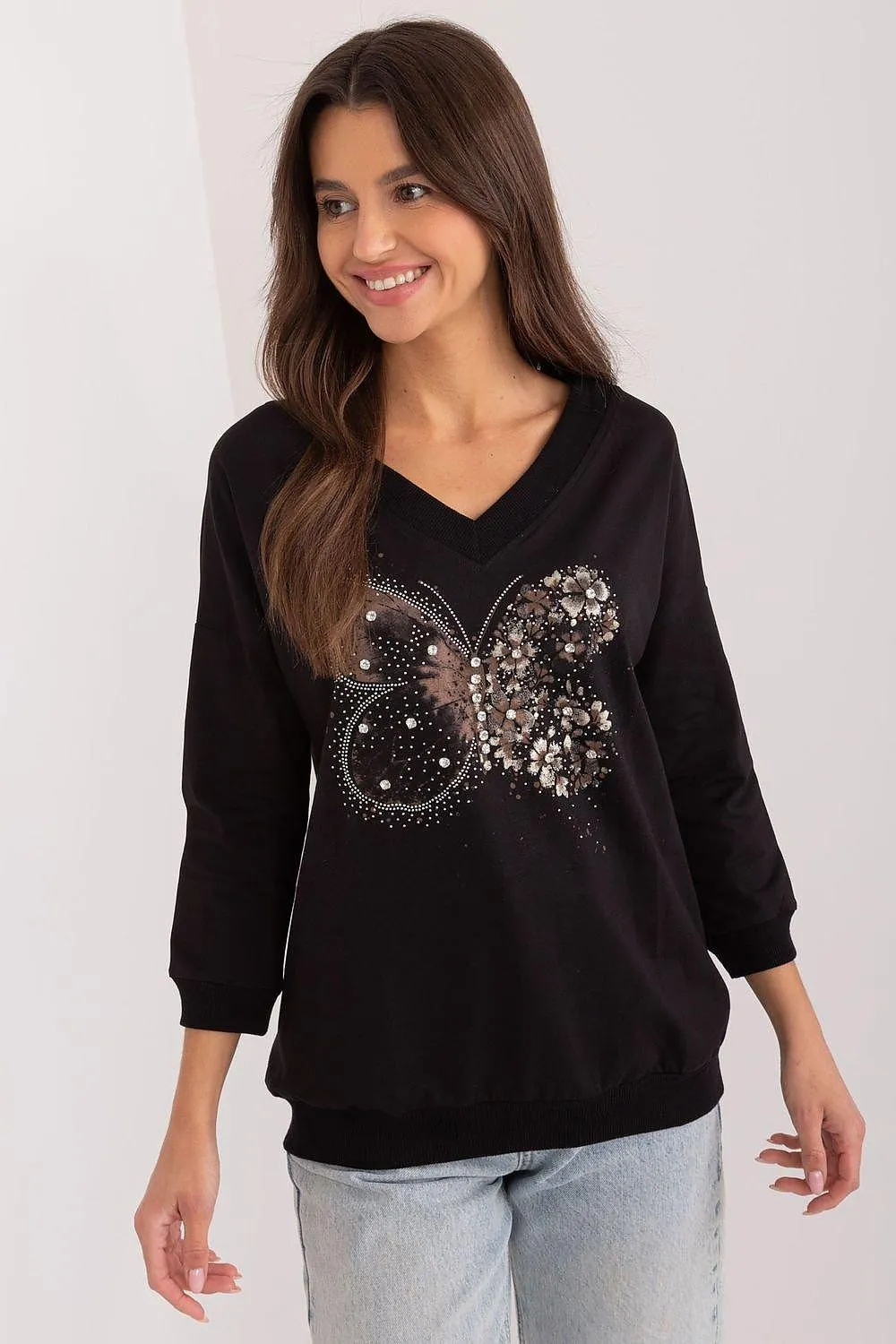 Butterfly Bliss Casual Blouse