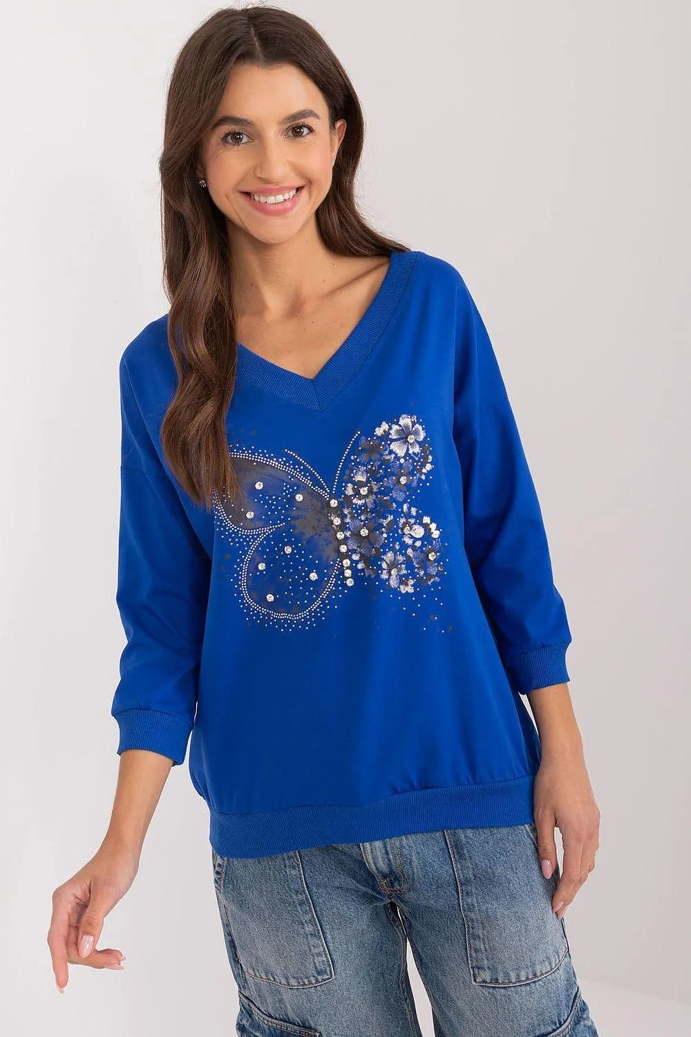 Butterfly Bliss Casual Blouse