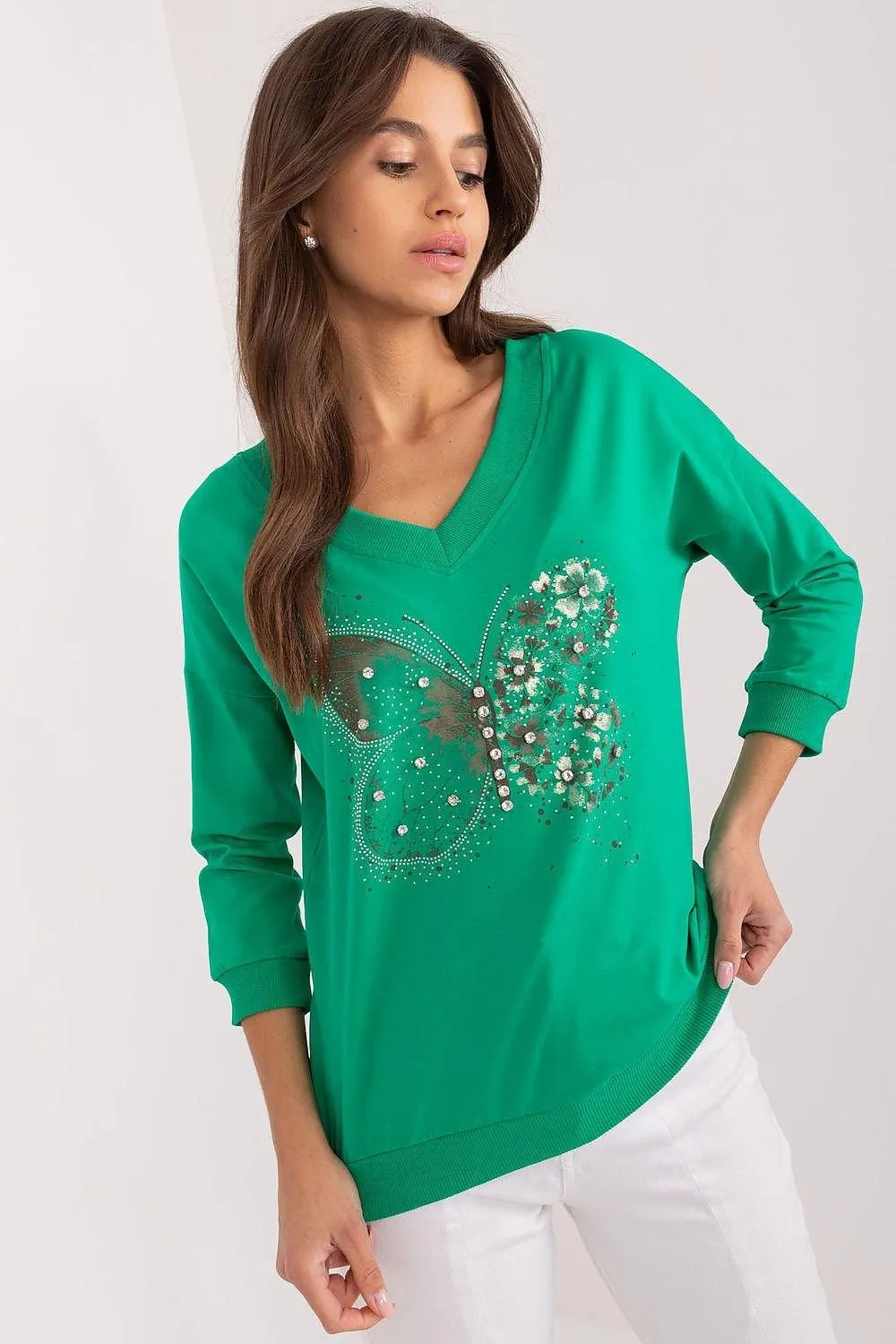 Butterfly Bliss Casual Blouse