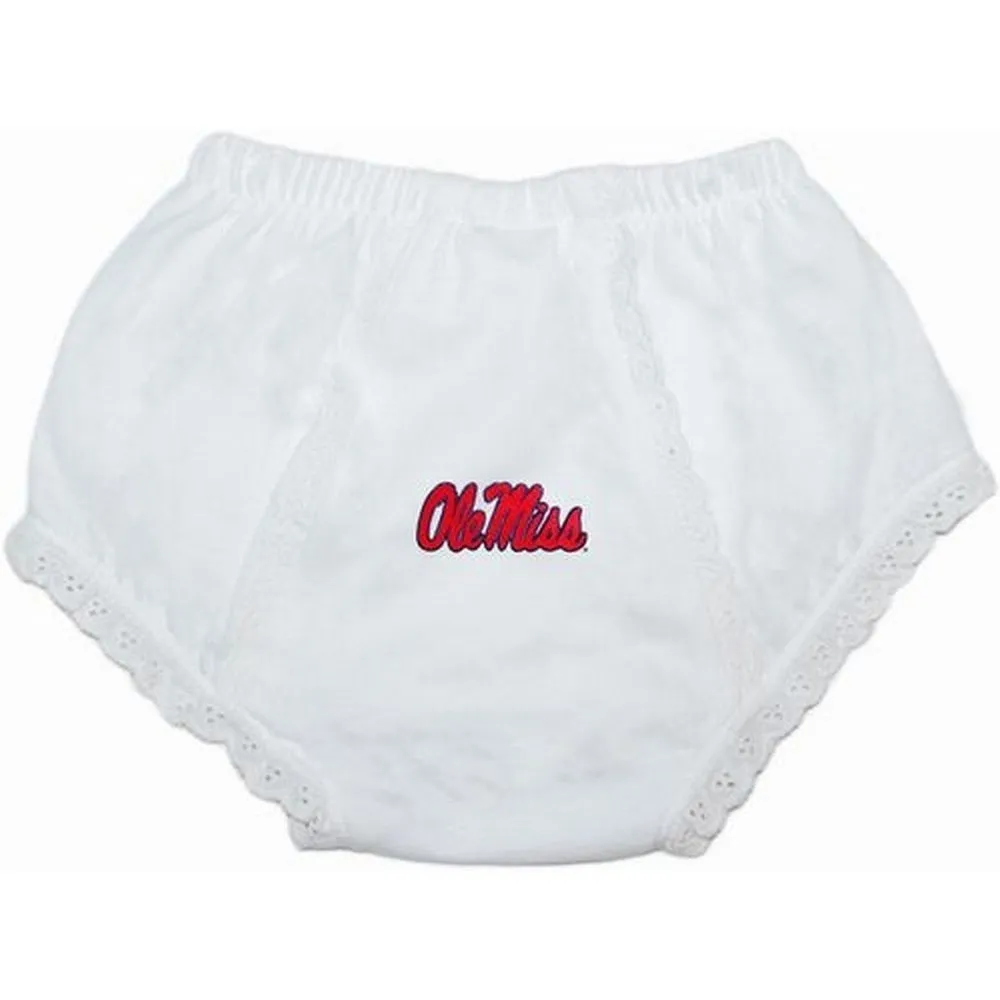 Creative Knitwear Ole Miss Infant Eyelet Bloomer Panty