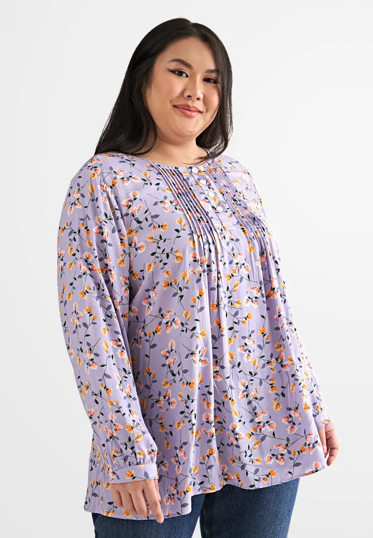 Faustina Feminine Floral Printed Blouse