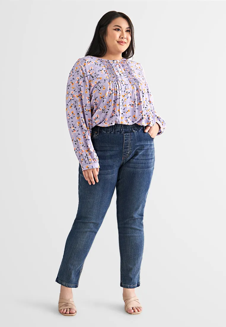 Faustina Feminine Floral Printed Blouse