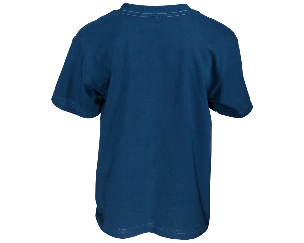 Finger Scoop Blue Tee