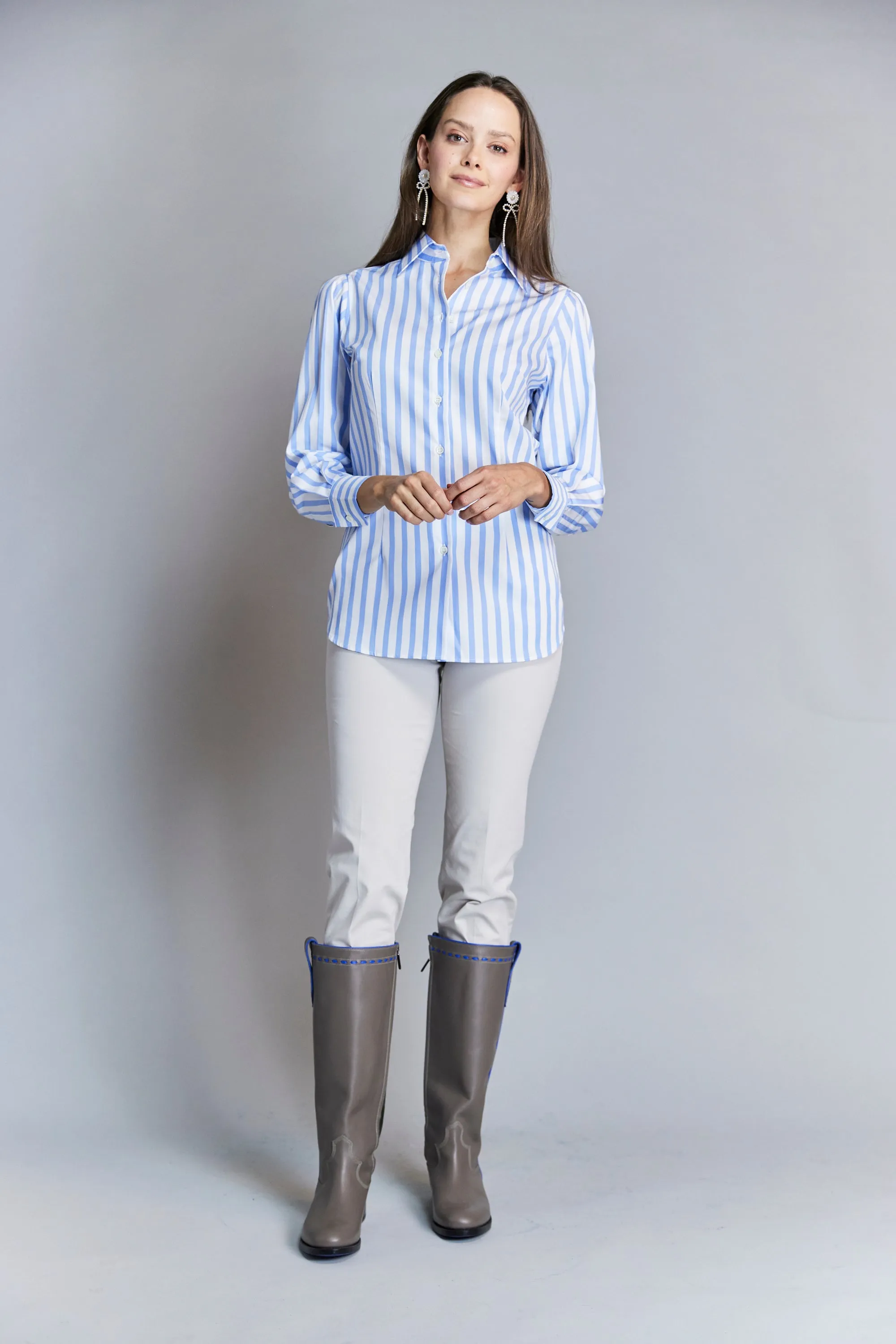 Fiona Blouse Bold Stripe