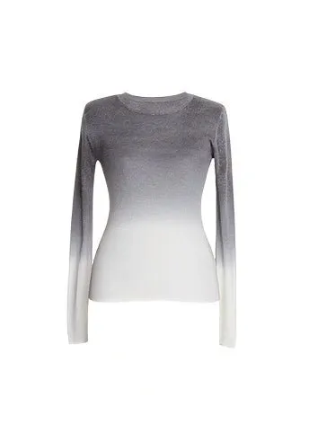 GRADIENT COLOR SLIM FIT SWEATER