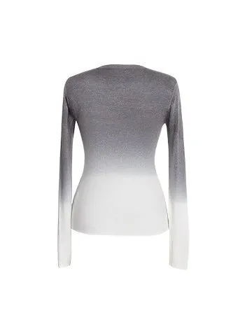 GRADIENT COLOR SLIM FIT SWEATER