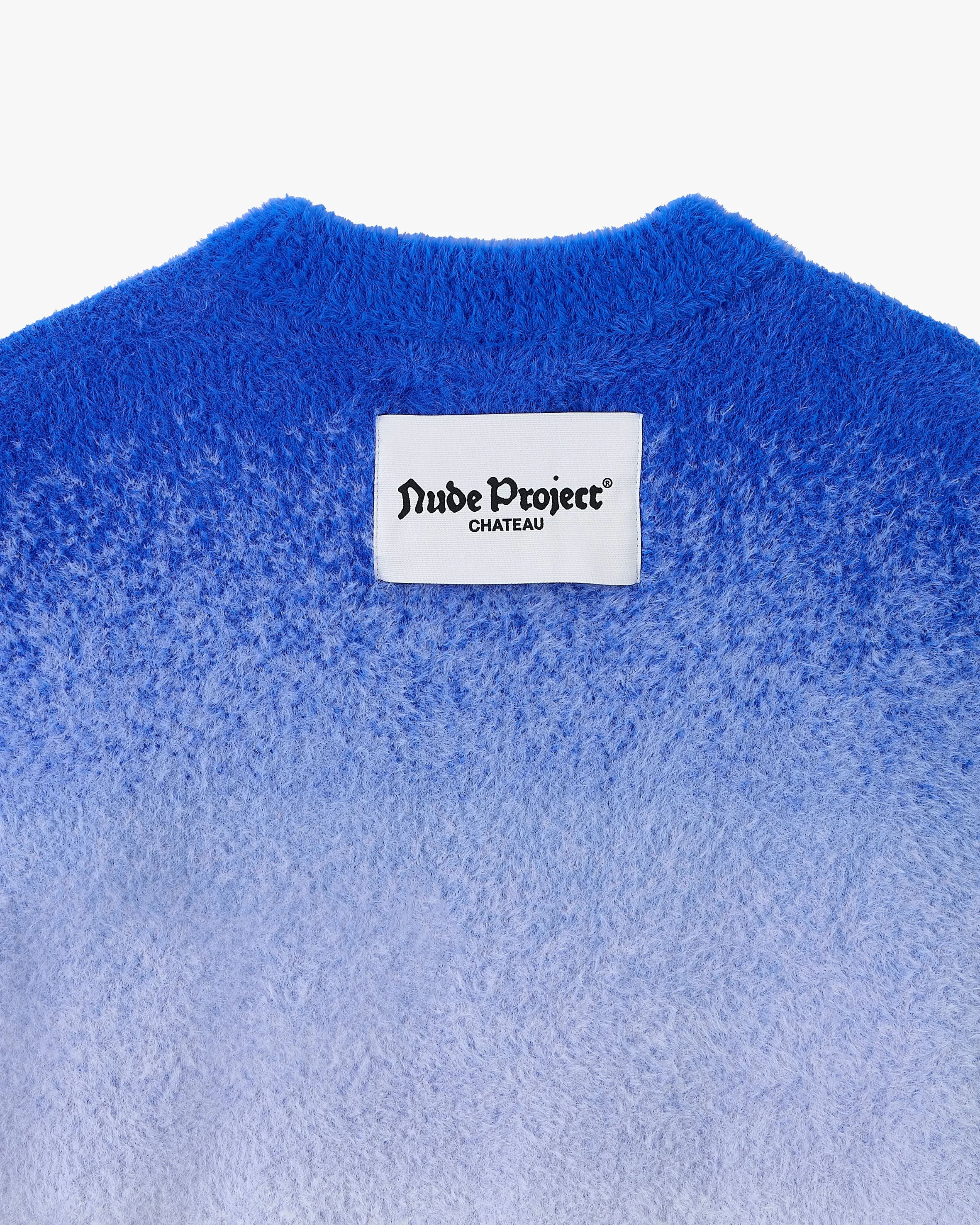 GRADIENT COZY SWEATER BLUE