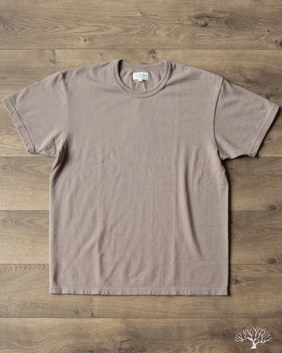 Heavyweight 9oz Loopwheel Tee - Grey