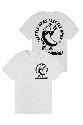 Little Apes Go Bananas!  Tee - Sports Grey