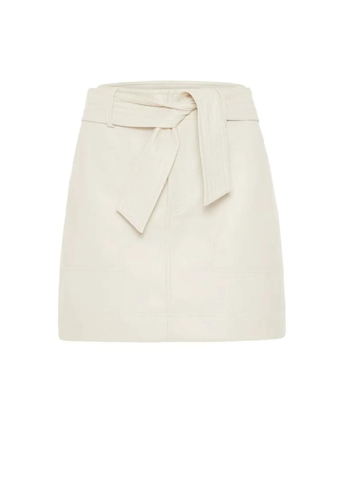 MARIE OLIVER Vallie Mini Skirt - Cloud