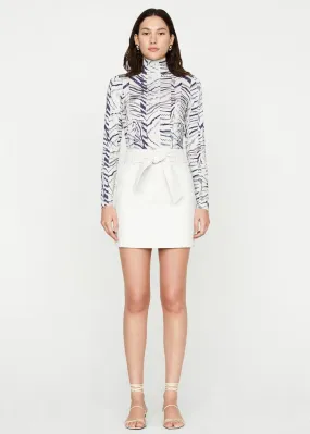 MARIE OLIVER Vallie Mini Skirt - Cloud