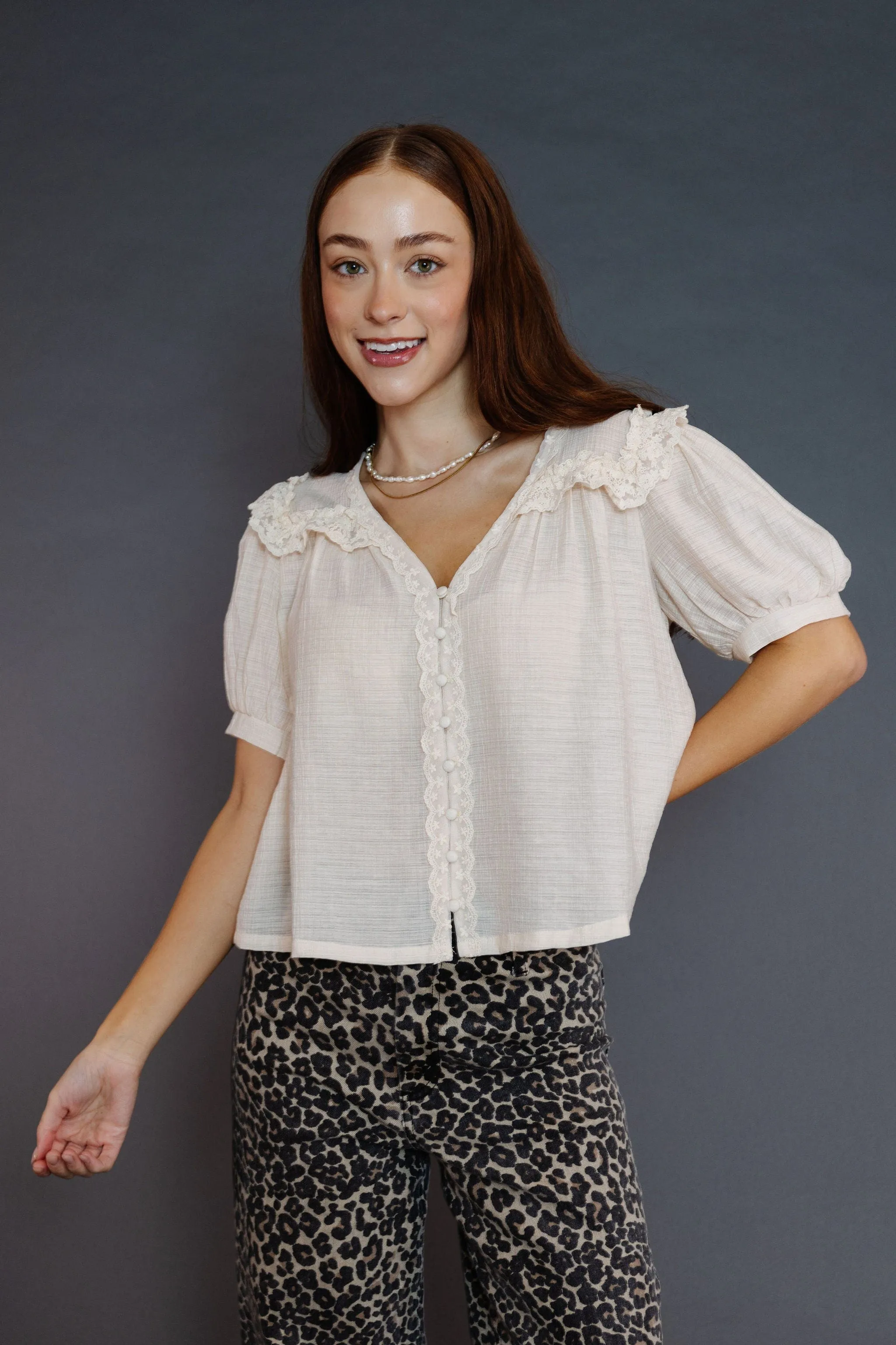 Marnie Blouse in Cream