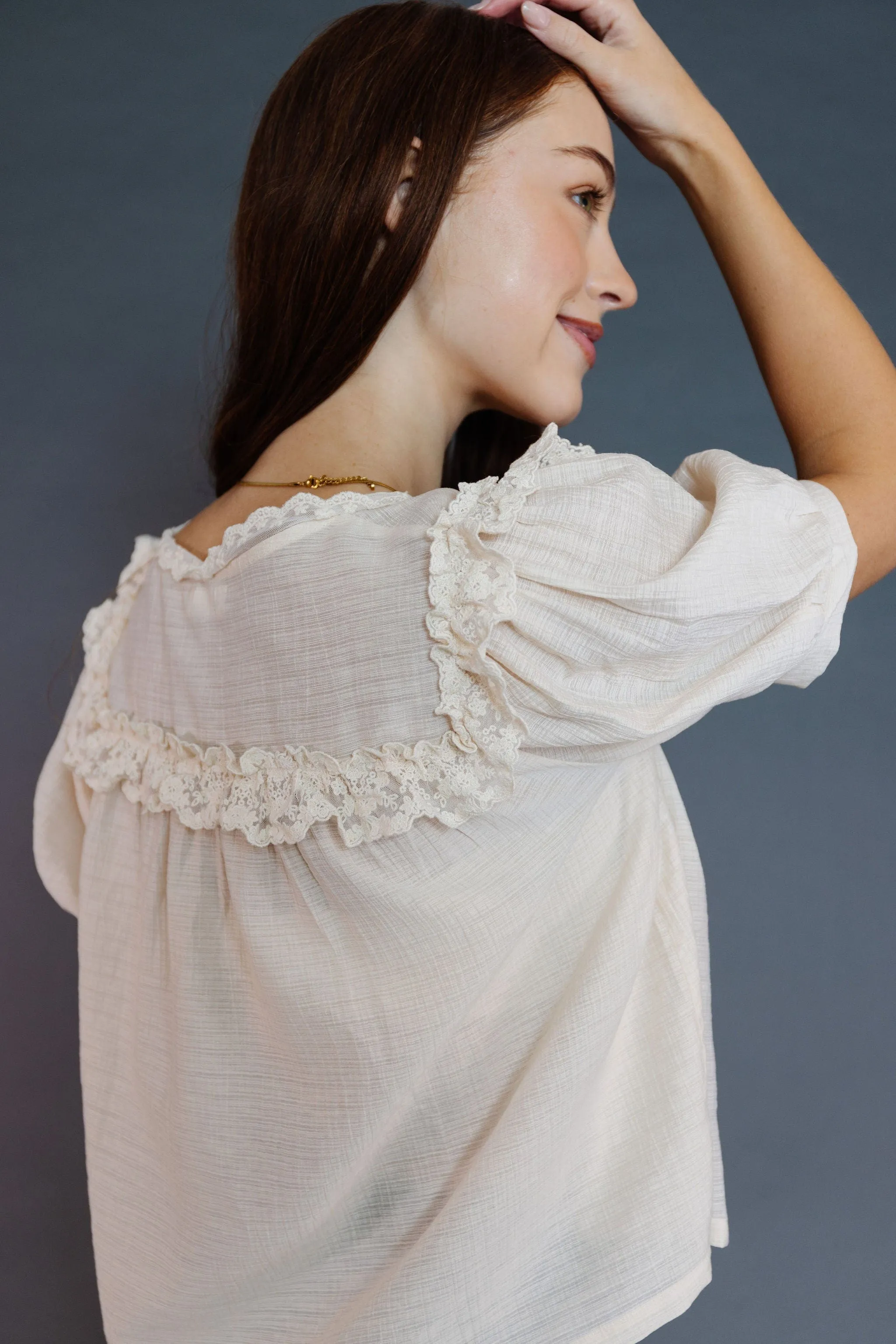 Marnie Blouse in Cream