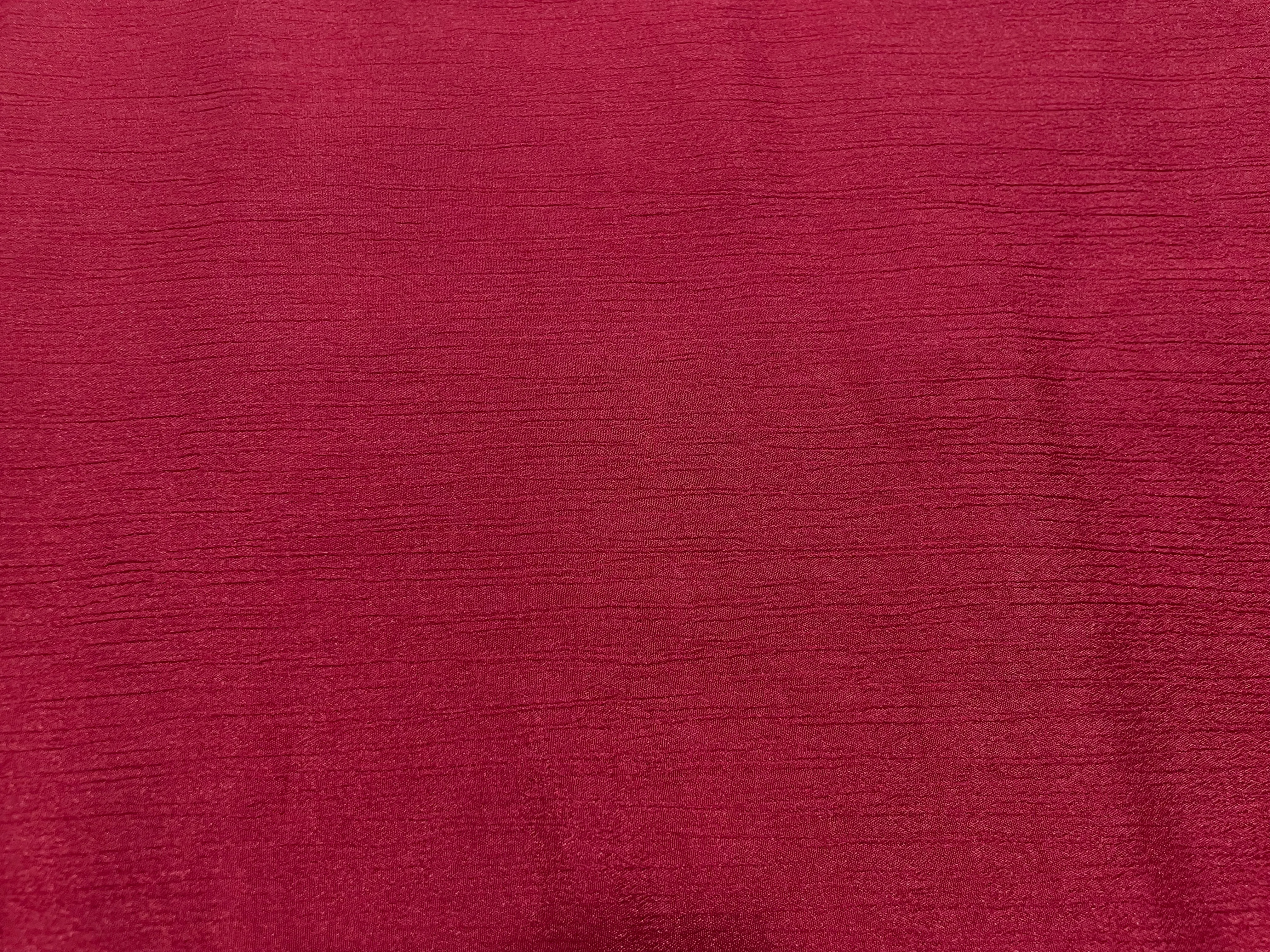 Maroon Plain Chinon Chiffon Fabric