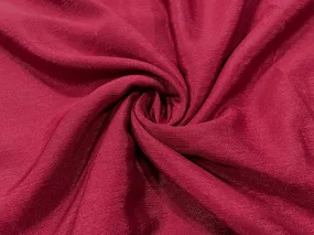 Maroon Plain Chinon Chiffon Fabric