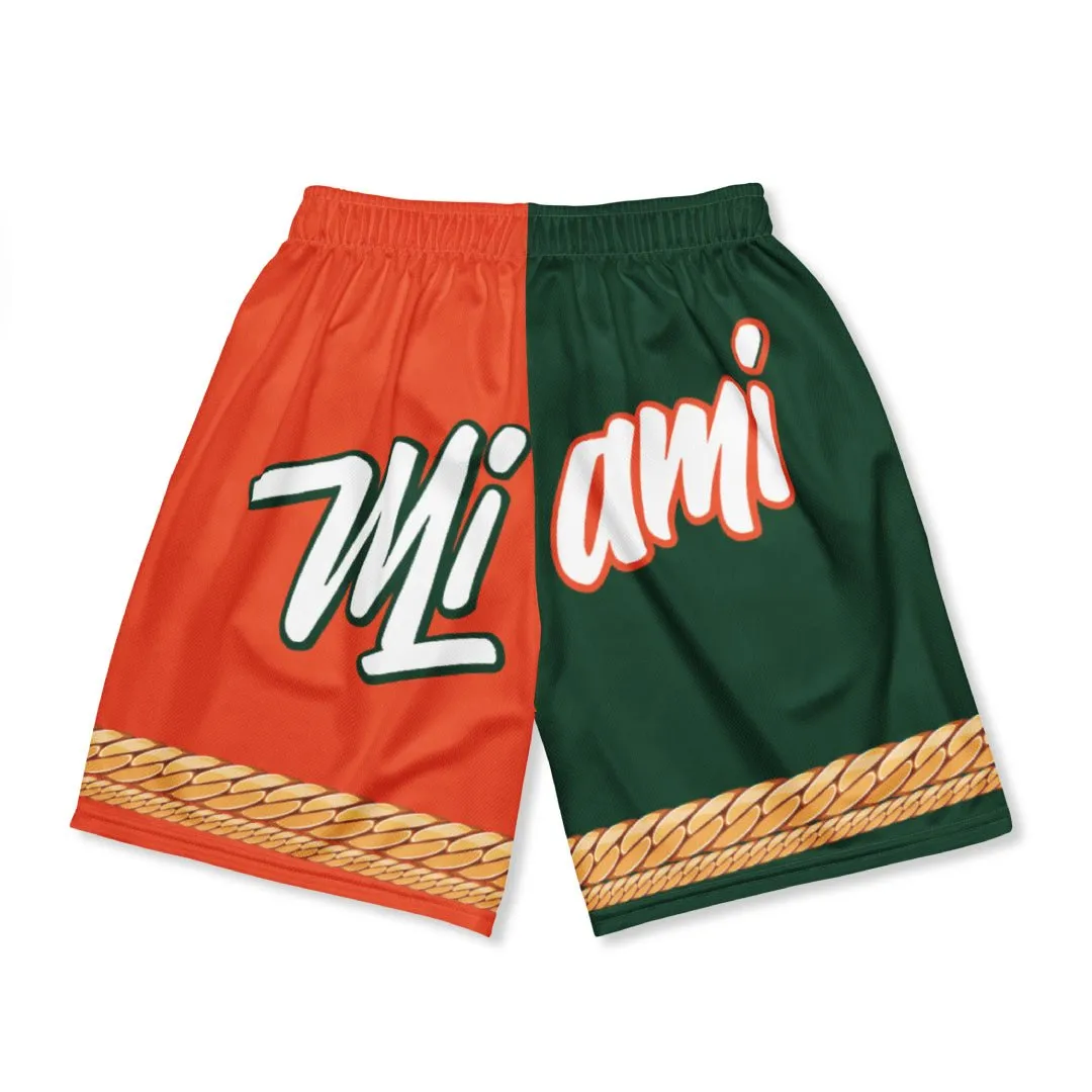 MIAMI STYLE CUBAN LINK CANES SHORTS