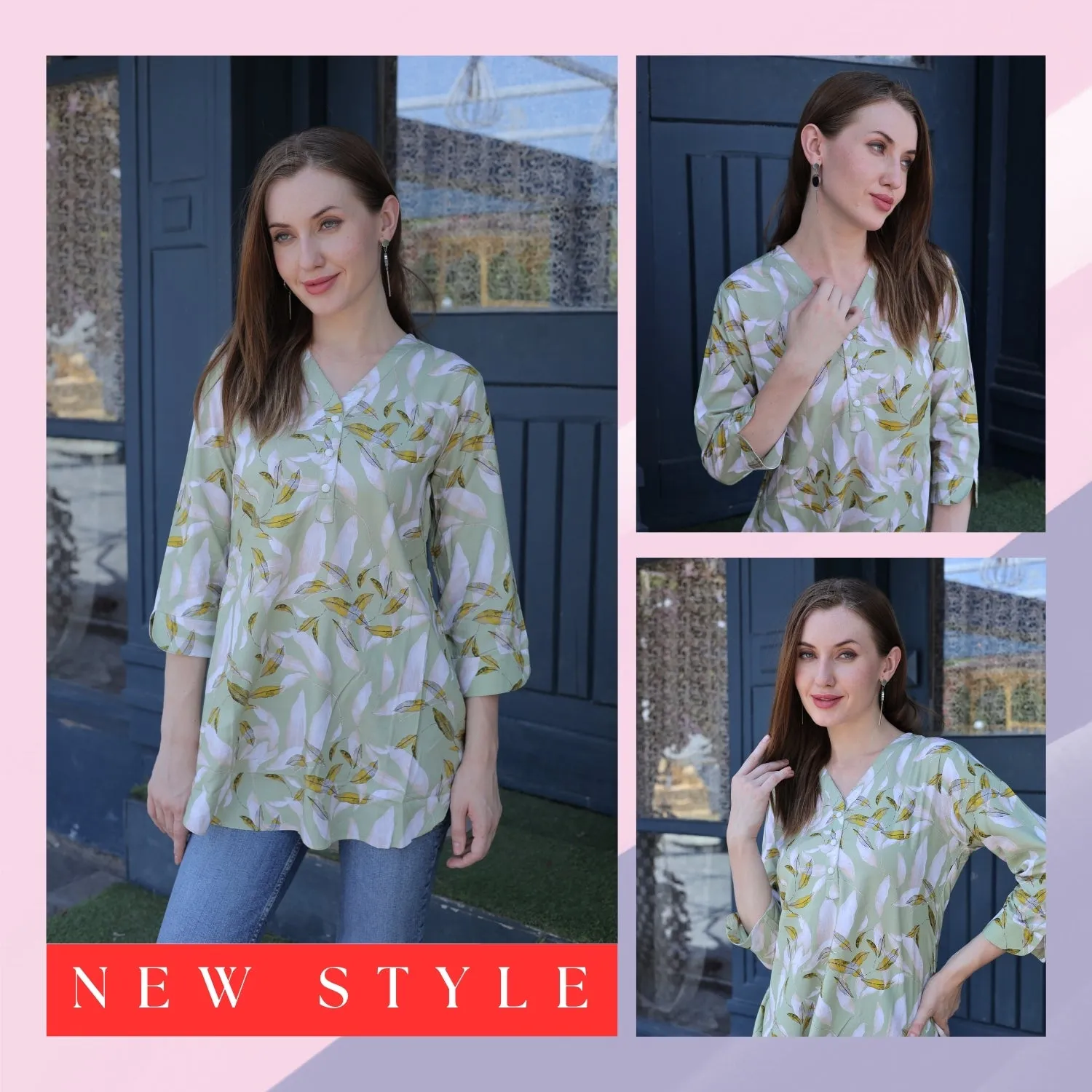 Modal Green Tops for Women | Stylish & Comfortable Designs at Glofash