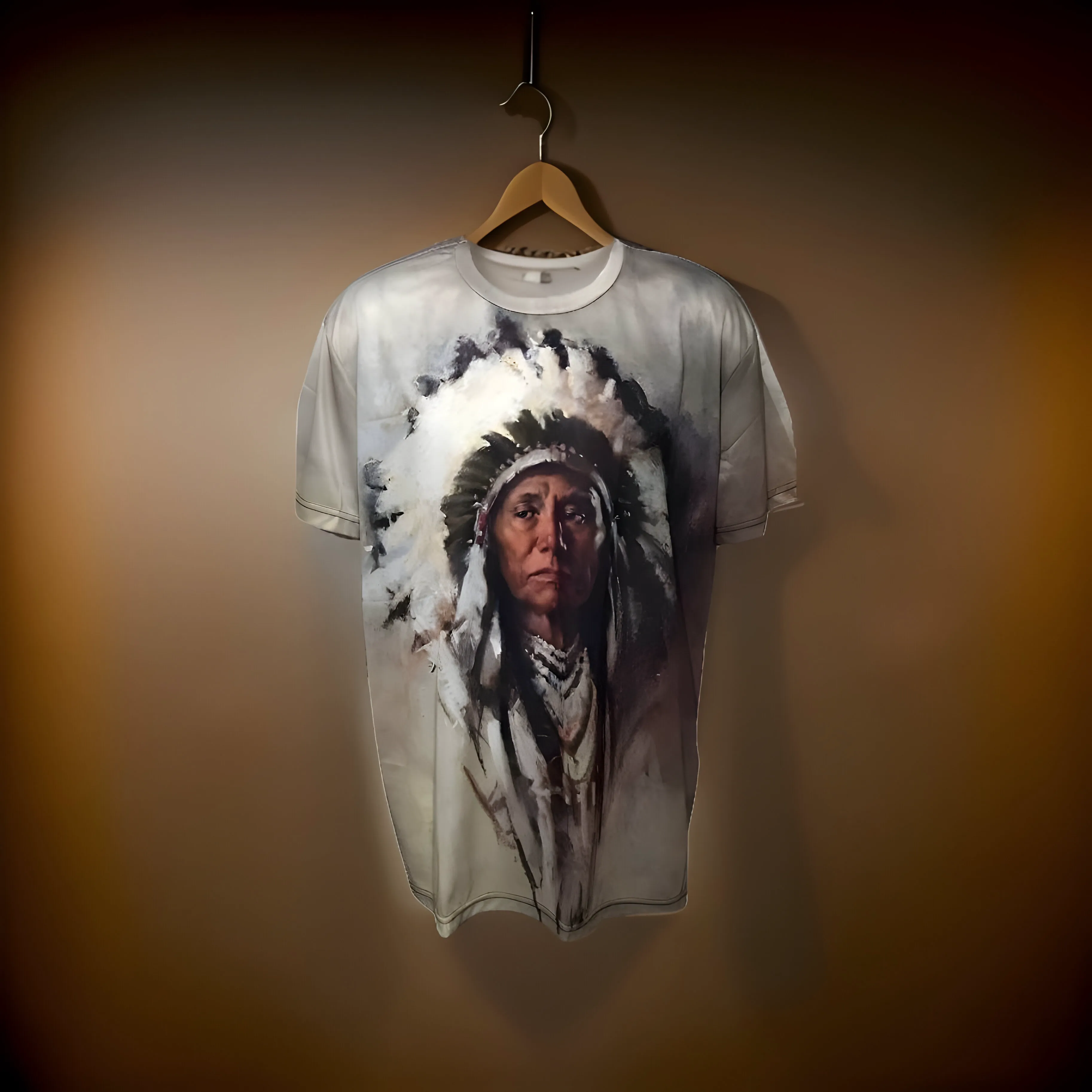 ^NATIVE AMERICAN^ ~DOUBLE SIDED PRINT~ LIGHTWEIGHT SUMMER T-SHIRTS