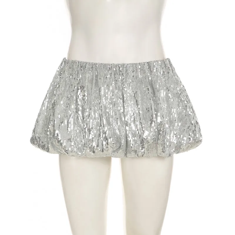 Nehemiah Sequin Balloon Skirt