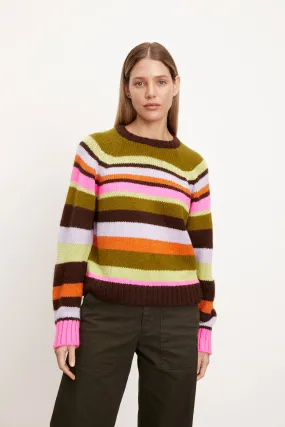 Nessie Crew Sweater in Multi