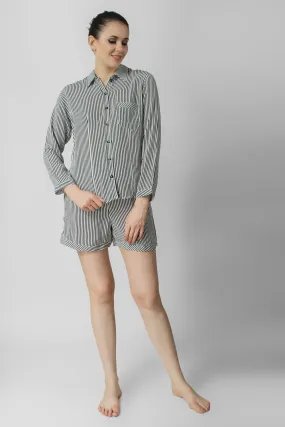 Oh So Stylish! Stripes Shorts Set