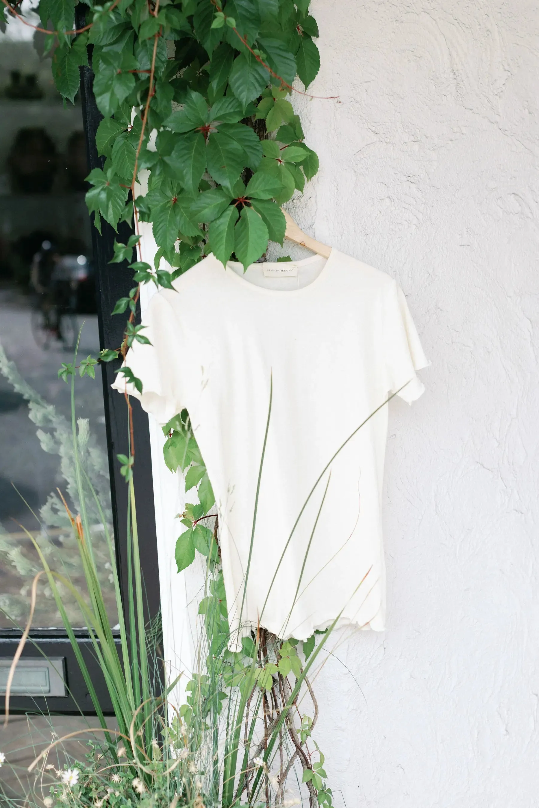 Organic Cotton Light Tee | Cream