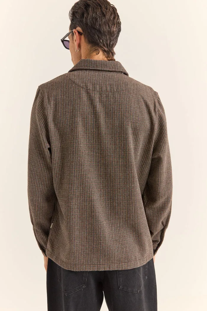 Rhythm Fleck Overshirt - EARTH