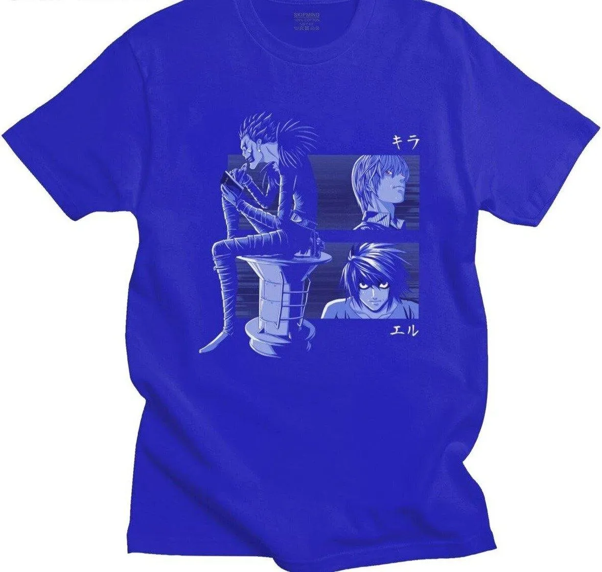 Ryuk, Light and L T-shirt Death Note (Colors Available)