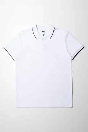 Short Sleeve Golfer White