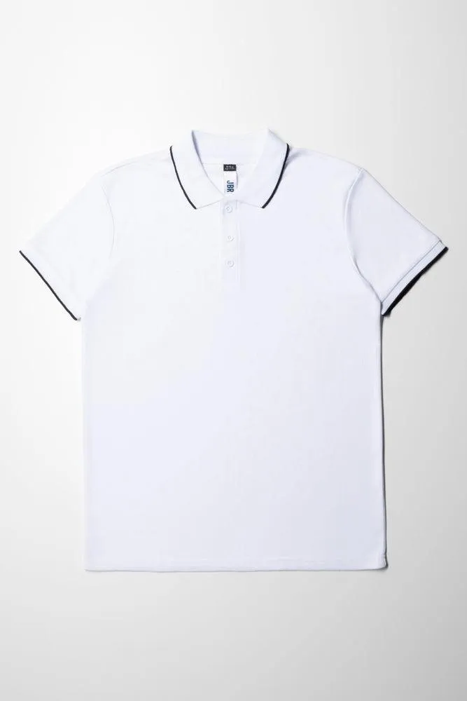 Short Sleeve Golfer White