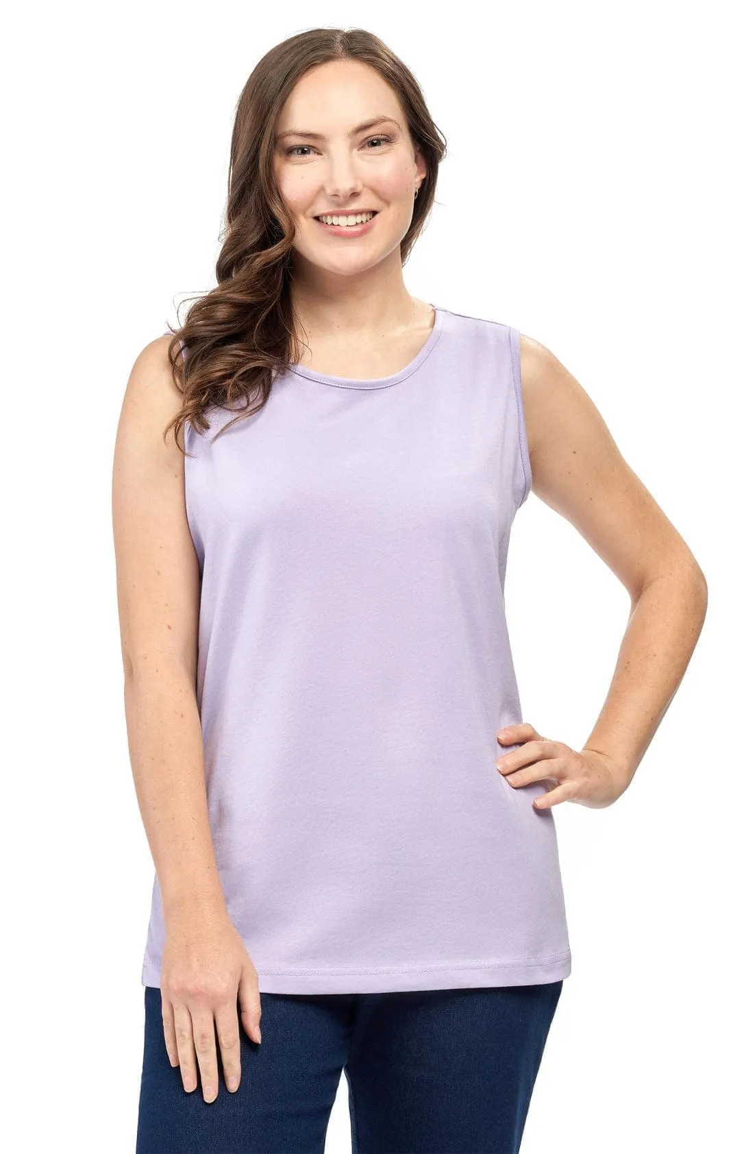 SLEEVELESS TANK– More Modest Than a Tank Yet Just as Cool and Comfortable