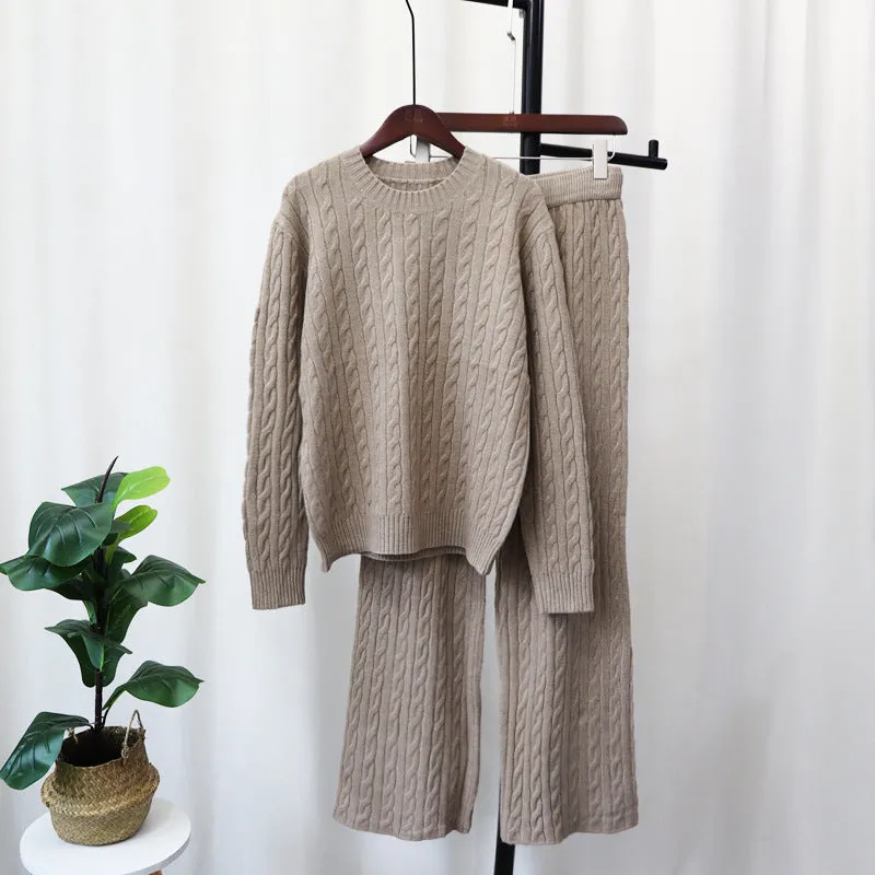 Twist Winter Cozy Knitwear Ensemble