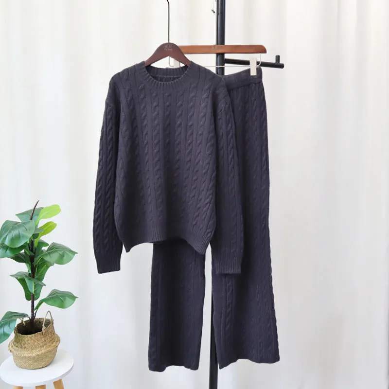 Twist Winter Cozy Knitwear Ensemble