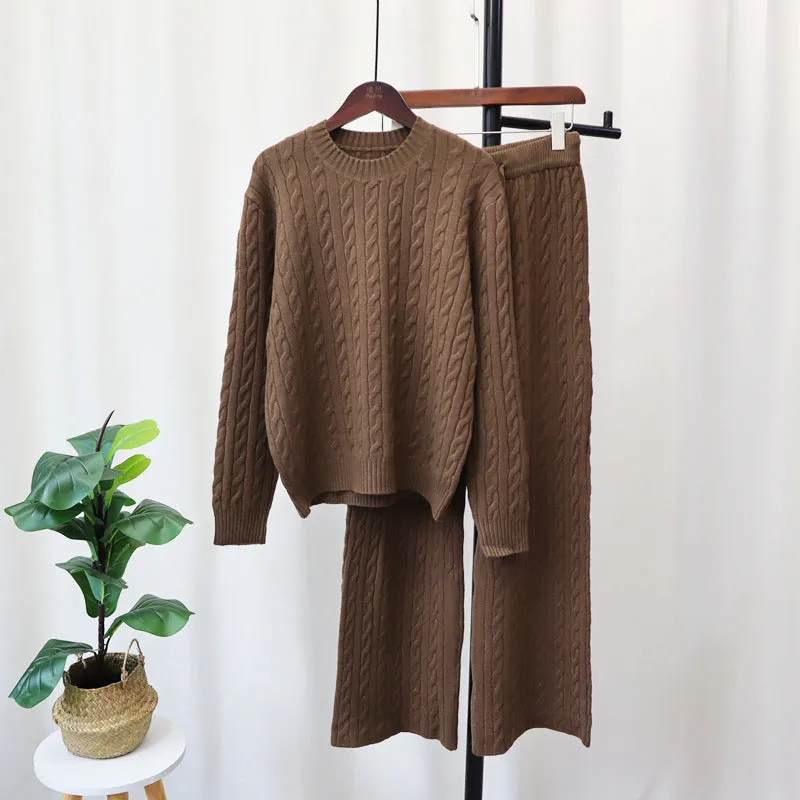 Twist Winter Cozy Knitwear Ensemble