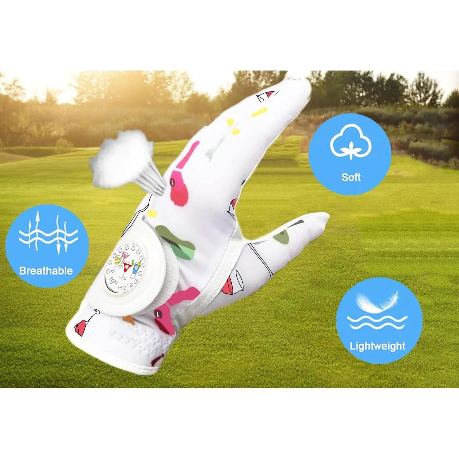 Women's Golf Gloves All Weather Comfortable Breathable Value Gift Set