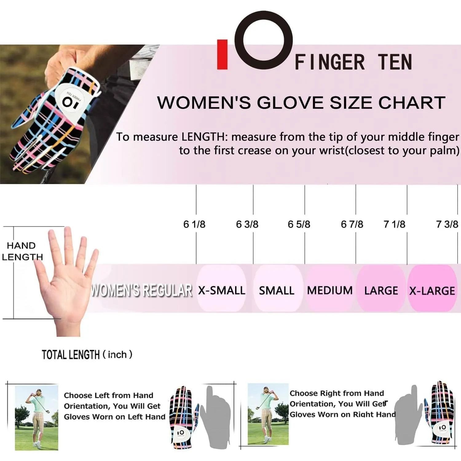 Women's Golf Gloves All Weather Comfortable Breathable Value Gift Set