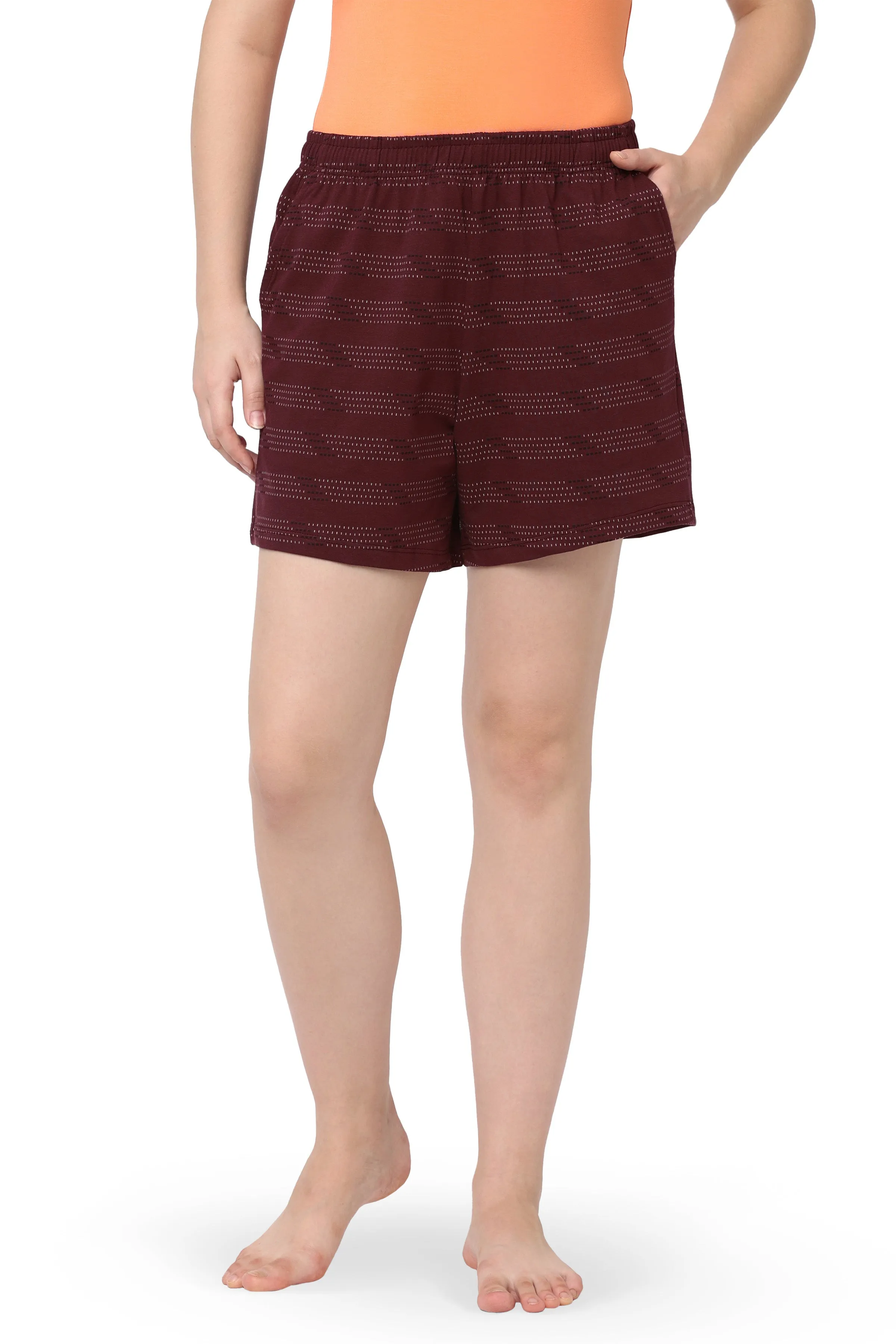 WOMEN'S STYLISH & COMFORTABLE CASUAL SHORTS WITH ZIP POCKETS