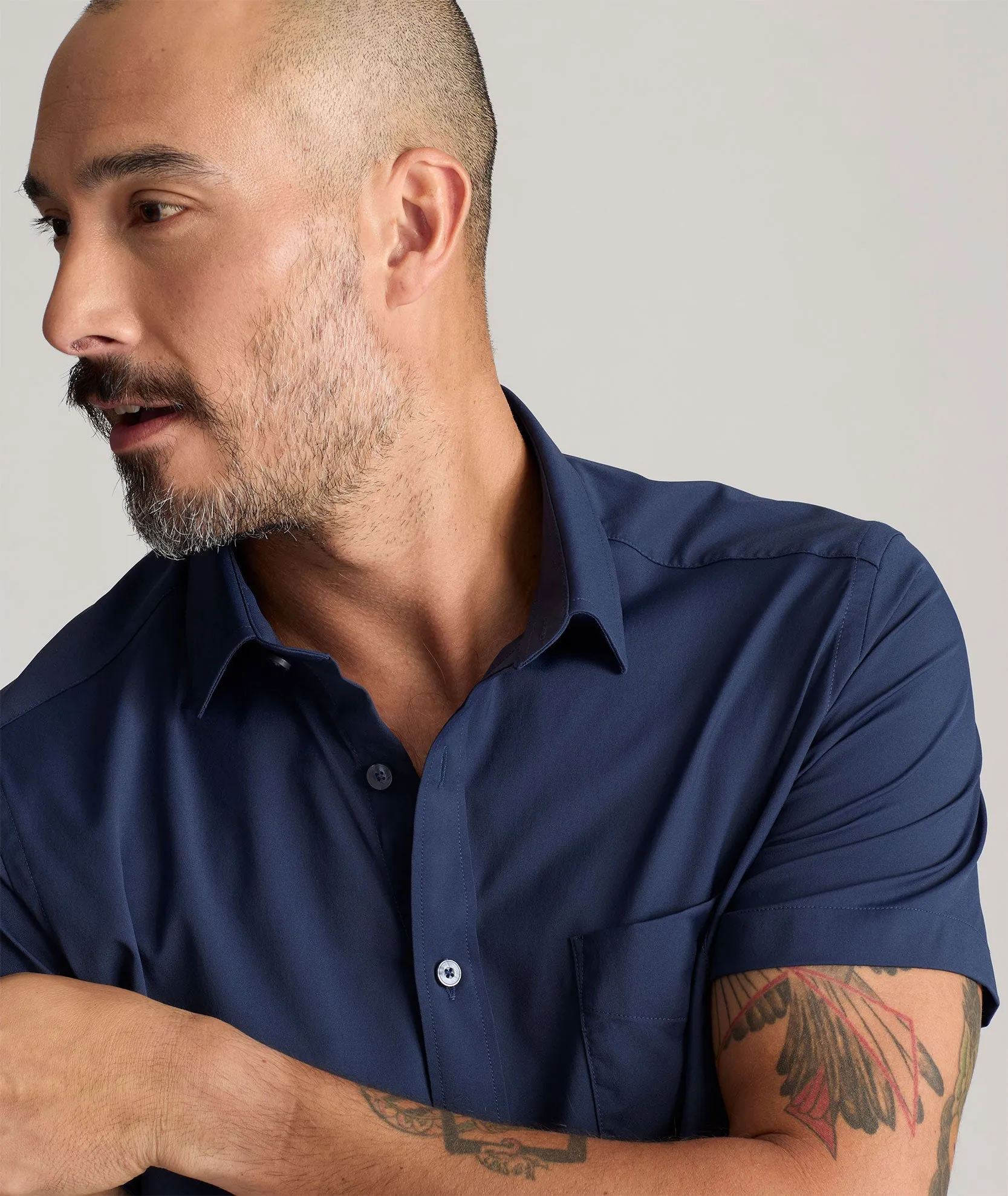 Wrinkle-Free Performance Short-Sleeve Gironde Shirt