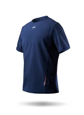 Zhik Mens Short Sleeve XWR Top - Steel Blue